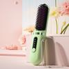 Portable Dual-Use Wireless Hair Straightener Comb with Ionic Technology