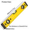Aluminum Zinc Zinc Alloy Bubble Level Shockproof Leveling Tool Portable Level Ruler  Professional Use