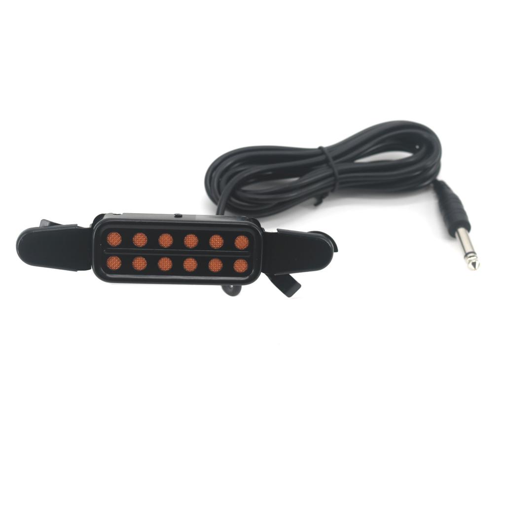 Guitar Soundhole Pickup  Acoustic Guitar Pickup  Fingerhole-Free Folk Guitar Pickup Musical Instrument Accessories