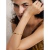 Yhpup 61mm Stainless Steel Inlaid Zircon Round Bracelet Bangle Waterproof Polished Trending Jewelry Wholesale New