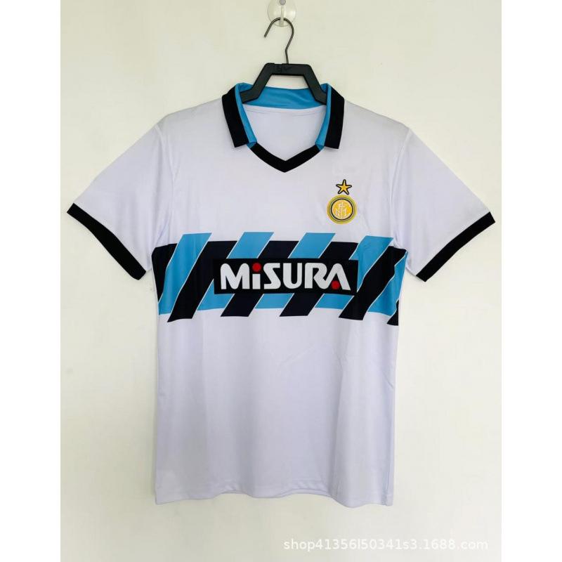 0809 Classic Retro Inter Jersey Home and Away Short-sleeved No. 22 Milito Champions League Serie A Club Football Jersey
