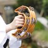 Double Layer Hand Crank Percussion Flower Drum for Kids