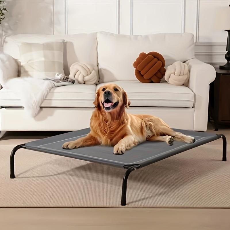 Dog Bed Summer Kennel Summer Medium and Large Dog Golden Retriever Corgi Pet Beds All Seasons Off The Ground Pet Camp Bed