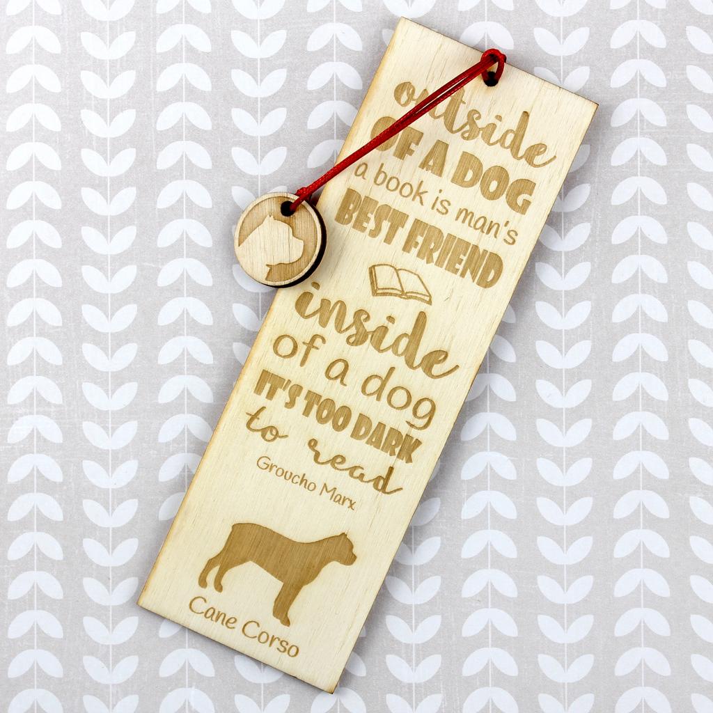 Cane Corso, Italian Cane Corso – Dog bookmark, personalized bookmark – Design 02 | Art-Dog