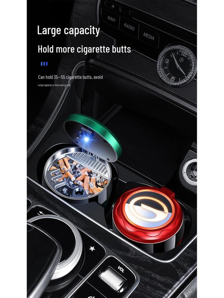 Seven-Color Ambient Light Car Ashtray for Buick Regal, LaCrosse, Encore, E5, Excelle, Angyang