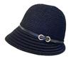 Fashion Wide Brim Straw Bucket Hat Breathable Lightweight Sun Hat Uv Protection Beach Hat Outdoor