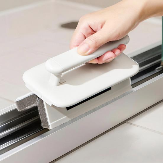 Szczotka do czyszczenia z wygodnym uchwytem Składana konstrukcja Zdejmowana ścierka 3 w 1 Szczotka do czyszczenia szczelin między deskami Szczotka do czyszczenia narożników