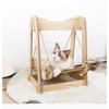 Wooden shaker cat supplies small pets double-layer anti-rollover swing hanging hanging nest pet hammock cat bed cat swing