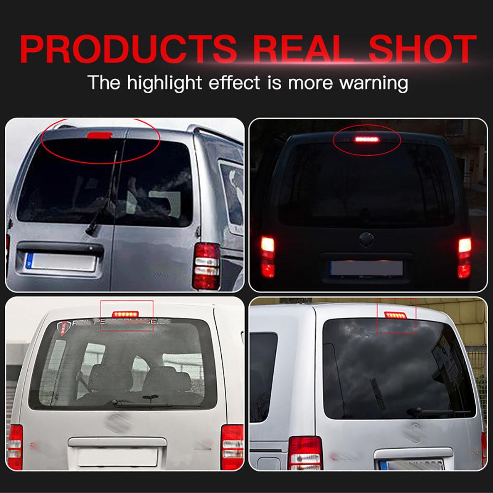 1Pcs Third 3rd Centre High Level Rear Brake Light 2K0945087C Stop Lamp Car LED Light Bulbs for VW Caddy 2004-2015