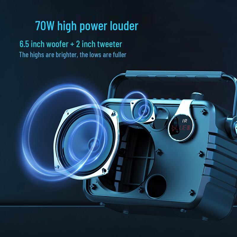 Shidu Legend K6 Portable Karaoke Speaker with Wireless Mic CN plug (adapter included)