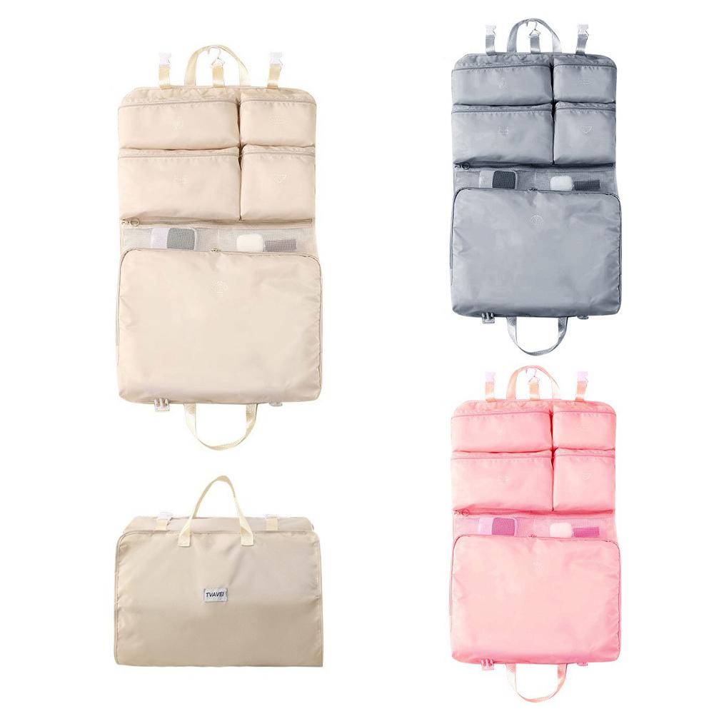 Bolsa de Armazenamento de Viagem Dobrável 6 em 1, Organizador de Bagagem Portátil, Bolsa Multifuncional para Classificação de Roupas, Bolsa de Viagem