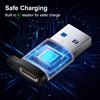 USB C Female to USB Male Adapter 3 Pack, OTG Converter, Type C to USB A Charger Cable Converter Compatible for Apple Watch iPhone 16 15 14 13 AirPods