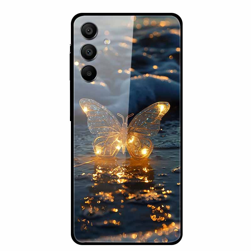 For Samsung A16 5G Case Back Hard New Cover for Samsung Galaxy A 16 SM-A166B Tempered Glass Case Funda Cool Designed Girls Capa