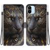 Handmade PU Leather Flip Case for Redmi A1/Redmi A2 Anti-Slip Shockproof Cover with Wrist Strap & Heart/Rose Cat Designs