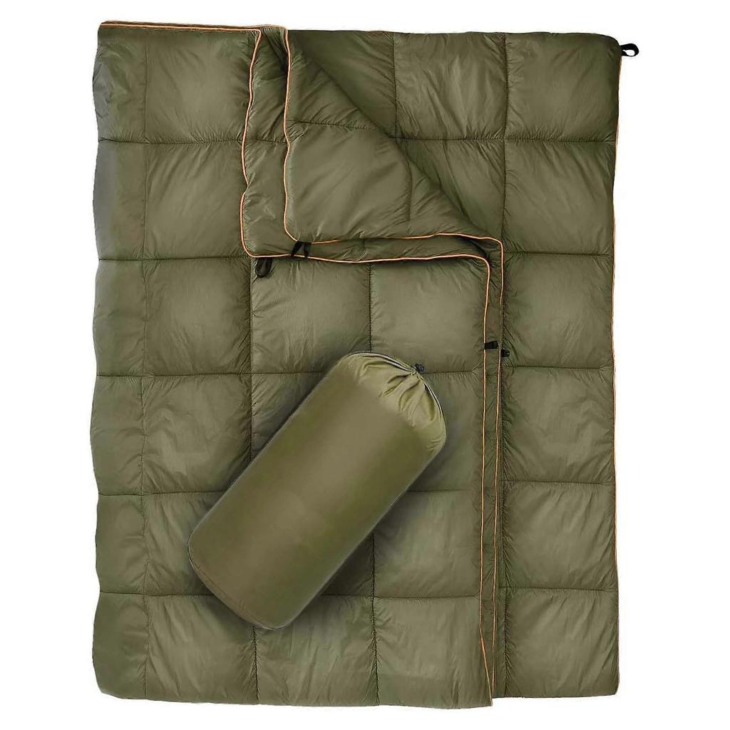 Camping Blanket, Multifunctional Warm Puffy Outdoor Blanket