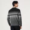 Qipai Men's 7A Antibacterial Striped Wool Blend Pullover Sweater