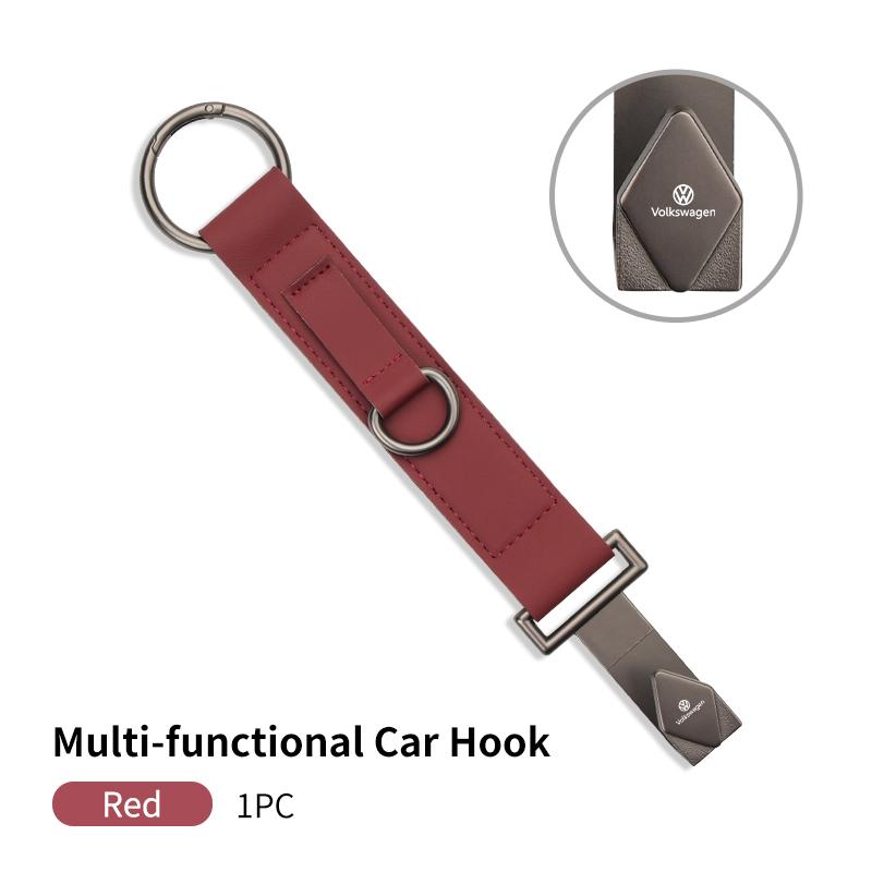 Car Storage Hook Long Headrest Hanger Seat Back Purse Bag Hook For Volkswagen VW Golf 4 5 6 7 Polo Jetta Sagitar Magotan Passat ze4