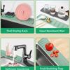 Super Absorbent Silicone Faucet Mat Moisture-proof Diatomite Stone Sink Tray  Kitchen Sink