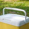 Camping Coolers Ice Box 6L Insulated Ice Chest Portable Ice Bucket Outdoor Hard Coolers for Camping Beach Picnics