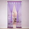 Double Layer Lace Embroidered Door Curtain Breathable Mesh Entrance Curtain Door Drapes  Girl Room