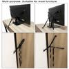 Adjustable Anti-Tip No-Drill Flat Screen TV Safety Straps for Baby Proofing