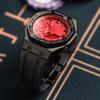 CASIO Customized watch modified series Blood Demon Quartz rubber strap unisex red dial GA-2100-4A GA-2100-4AGaiZhuang-XueMo