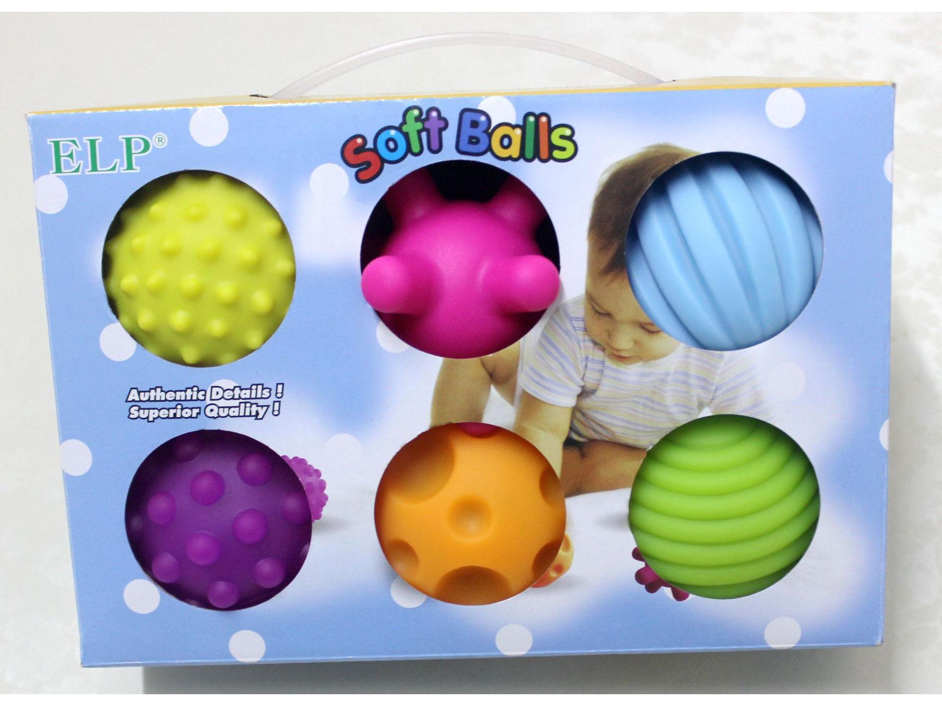 

Soft Hand-Held Baby Tactile Toy Ball