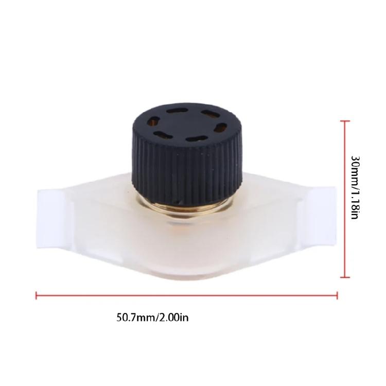 Valvole d'Aria in Ottone a Prova di Perdite con TPU Rinforzato per Gonfiaggio Rapido in Letti ad Aria e Materassi da Esterno Design Compatto