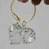 Cat Hair Storage Bottle Transparent Pet Fur Keepsake Keychain for Collecting Cats Dogs Hair Pet Memorial Gift