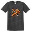 Pizza Slice W/ Sword Graphic Funny T Shirt Cool Foodie Tee Design Food Lover