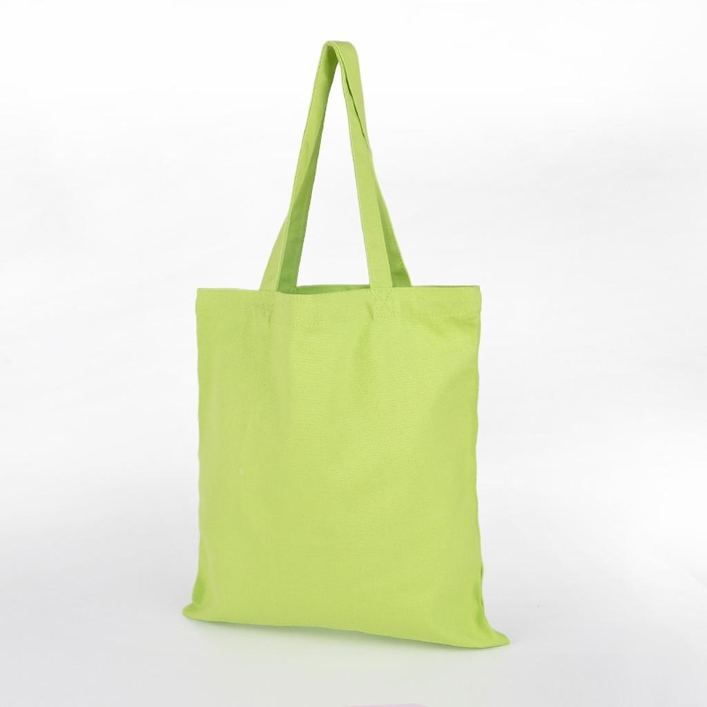 Canvas Art Bag Plain Shoulder Bag Blank Shopping Bag Minimalist Daily Use Tote For Store Item Organization Commuting