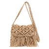 Straw Bag Women's Summer New Woven Fringed Shoulder Bag Beach Bag Fashion Versatile Messenger Bag
