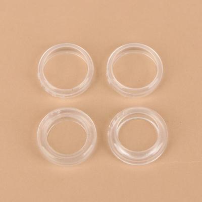 1 Paar Medizinische Volltransparente Flüssigsilikon-Ärmel ST-Serie Hochauflösende Flachkopfstecker