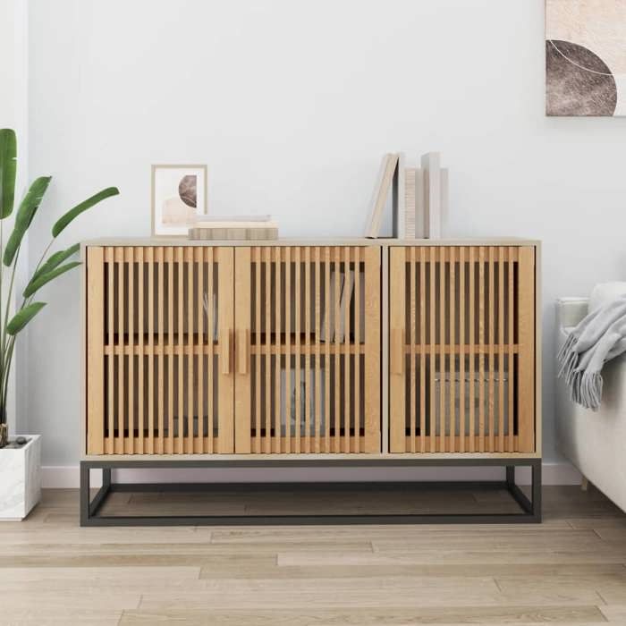 VidaXL Buffet 105x30x65 cm bois d'ingénierie, armoire, armoire latérale, armoire de rangement, armoires, placard, buffet 352123