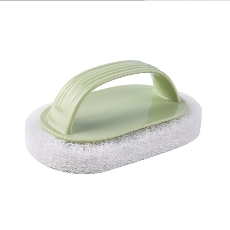 With Handle, Cleaning Brush, Bathroom Tile Brush, Kitchen Decontamination Brush, Pot Washing, Magic Sponge, Wipe, Bathtub Brush