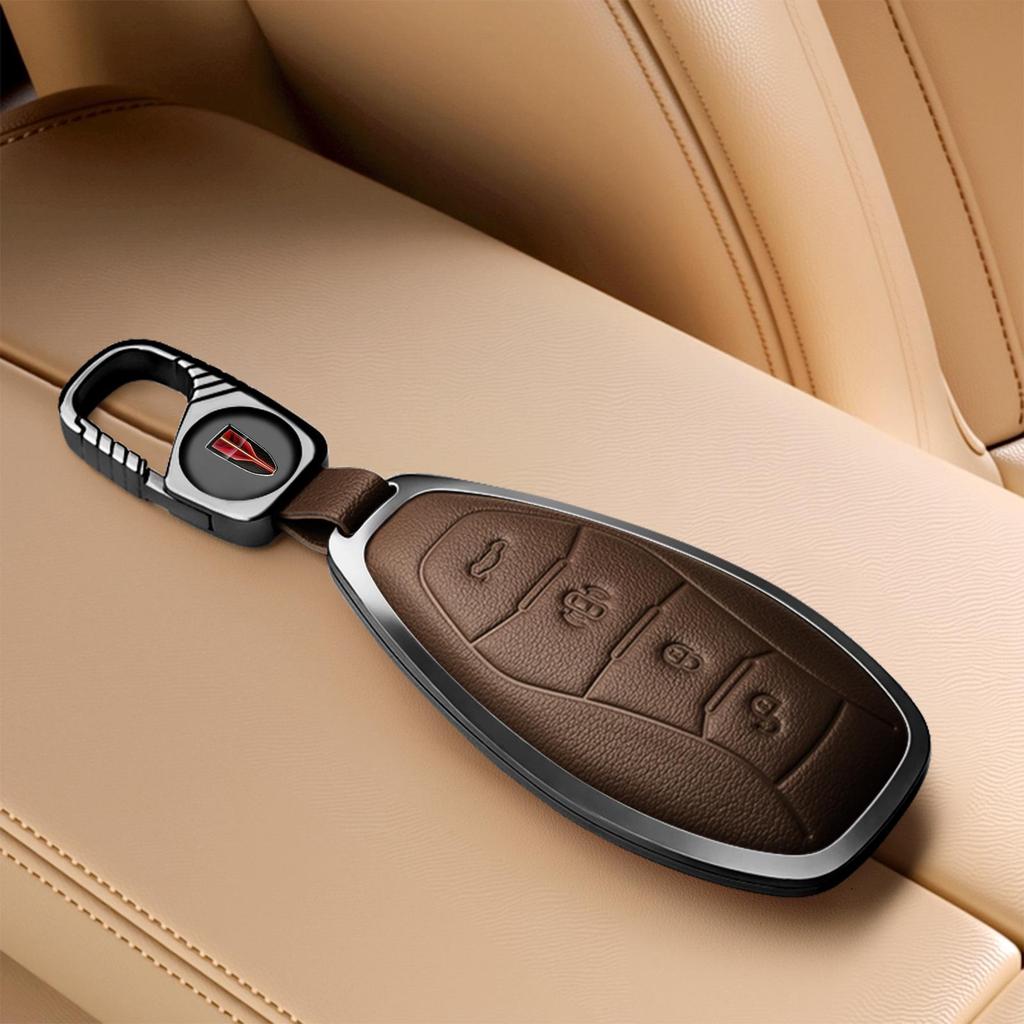 Luxury Key Cover for Hongqi HS5, HS7, H9, H5 - Premium Men's Car Key Shell