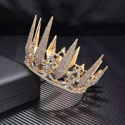 Brautkrone Internet-Berühmtheit Freunde Freundinnen Geschenk Runde Krone 18-Jähriges Erwachsenen-Geschenk Kopfschmuck Strass Kristallkrone