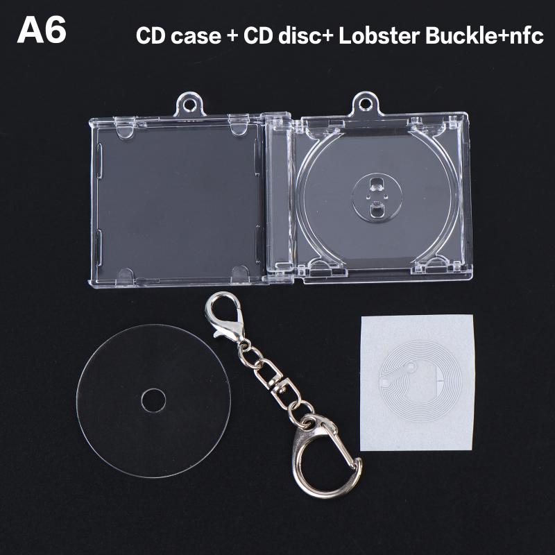 Mini NFC Funkční Pouzdro na CD Klíčenka Periferie Album Držák na Klíče Pro DIY Přívěsek na Batoh