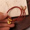Simple Woven Bracelet New Chinese Style Braided Handstring Fashion FU Bag Pendant  Hanfu