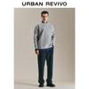 UR Men's Basic Solid Round Neck Knit Sweater