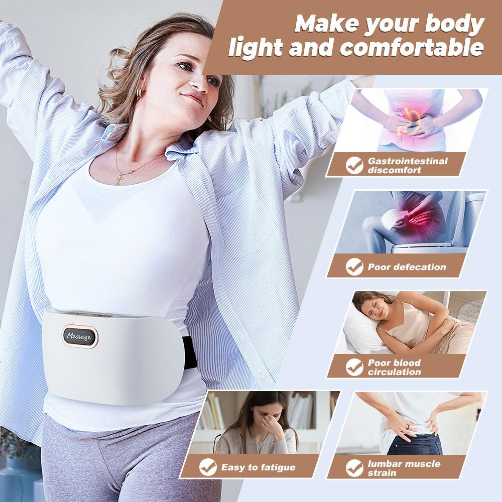 Eltende magemassasjeapparat med 3 moduser fremmer intestinal peristaltikk