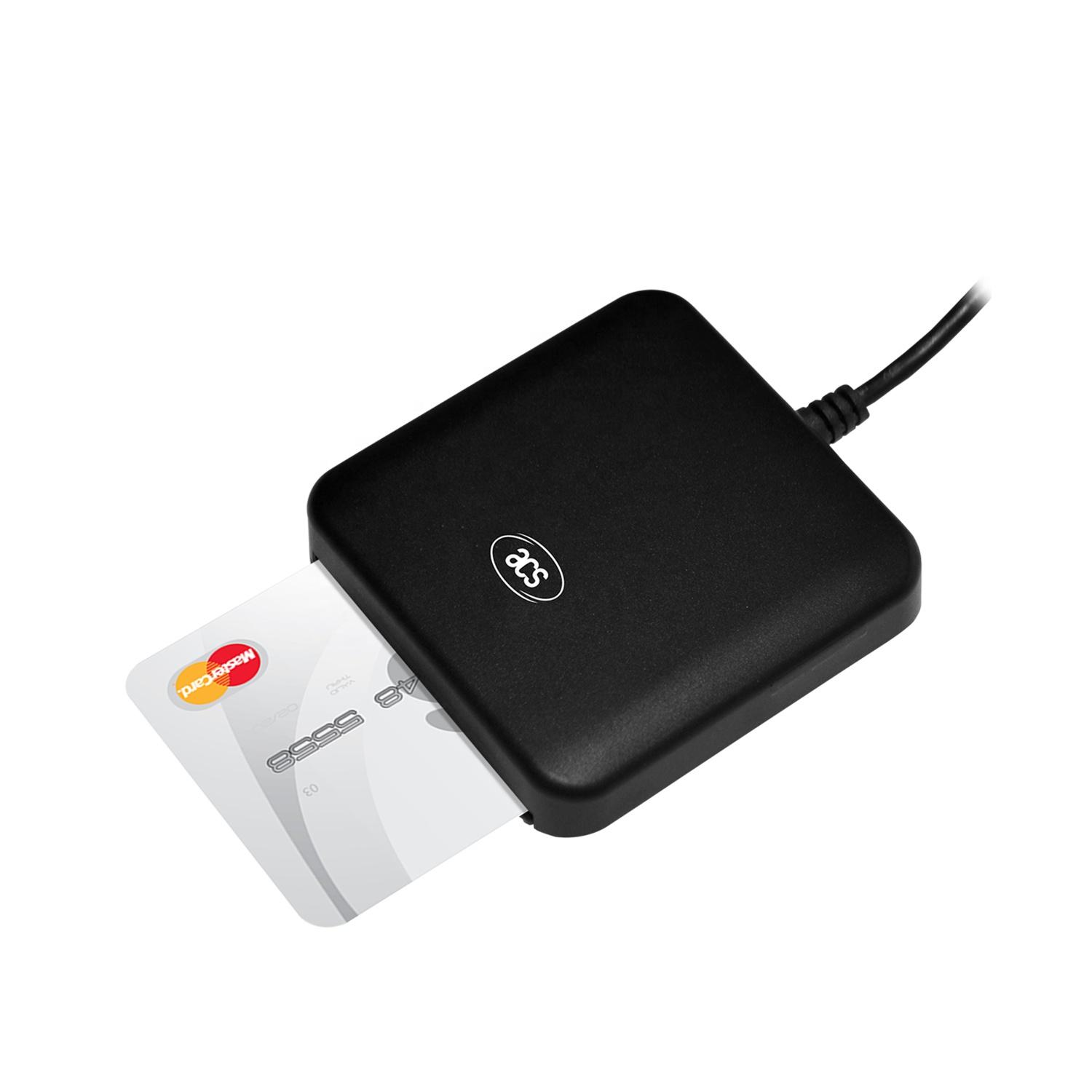 New USB Type a PC SC Compliant ISO 7816 Smart Card Reader ACR39U-U1 чёрный