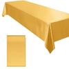 Satins Banquet Tablecloth 57 X 71 Inch Rectangular Draped Table Cover with Smooth Silky Fabric for Wedding Reception Decors