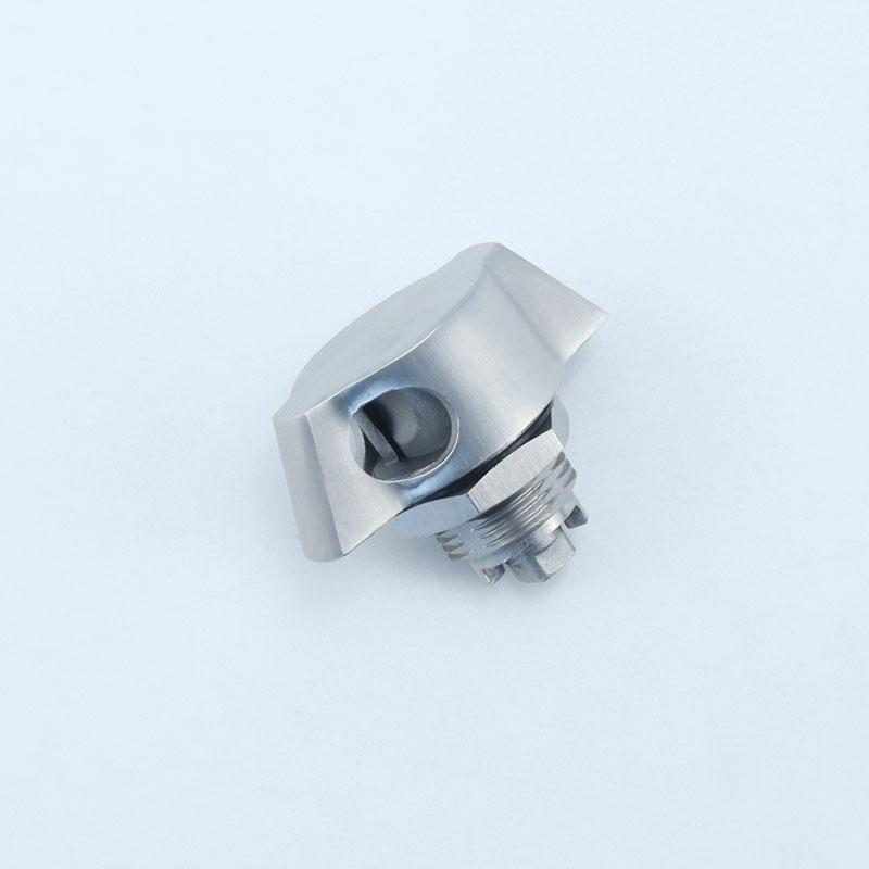 EMKA 1000-U429-01PH Stainless Steel Padlockable Wing Knob Quarter Turn Cam Latch IP65 Cabinet Lock for Electrical Cabinet Door