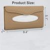 Car Tissue Holder, Sun Visor Tissue Holder, Car Visor Napkin Holder, PU Leather Backseat Tissue Case For Car/Truck (Beige)