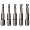 Mm Hex Socket Nut Screw Set Tech Tek 5Pcs Bit Cladding Drill Driver Magnetic Roofing Useful Hot Sale Practical