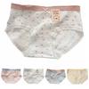 5Pcs Cotton Crotch Lace Flower Panties Bowknot Underwear for Women Soft Sweet Floral Briefs  Gifts