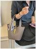 Trendy Cross-Buckle Bucket Bag: Versatile, High-End Fashion Handbag