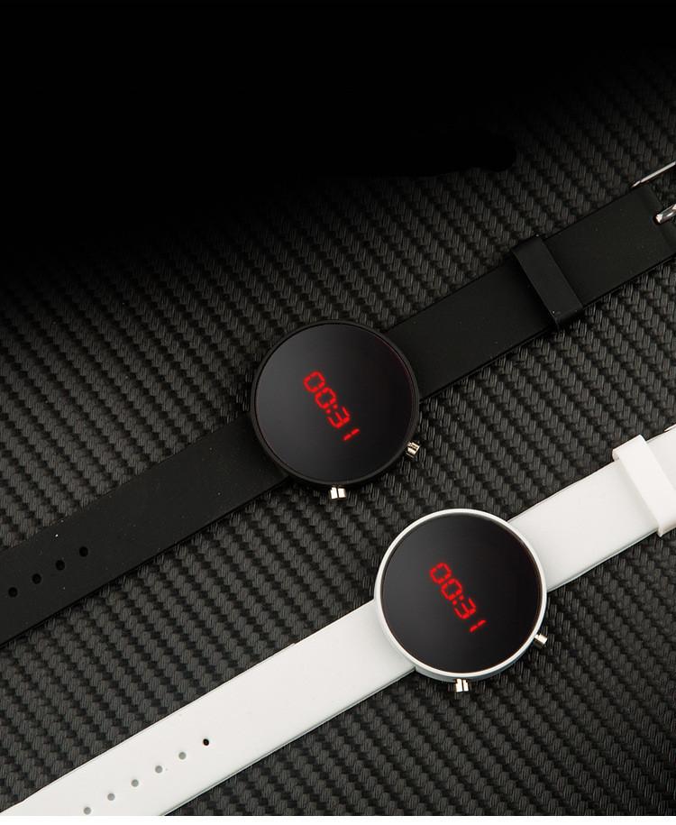 Fashion Digital Watch for Women Simple Men's LED Wrist Watch Silicone Strap Casual Sports Ladies Watch Clock Gift Reloj Mujer