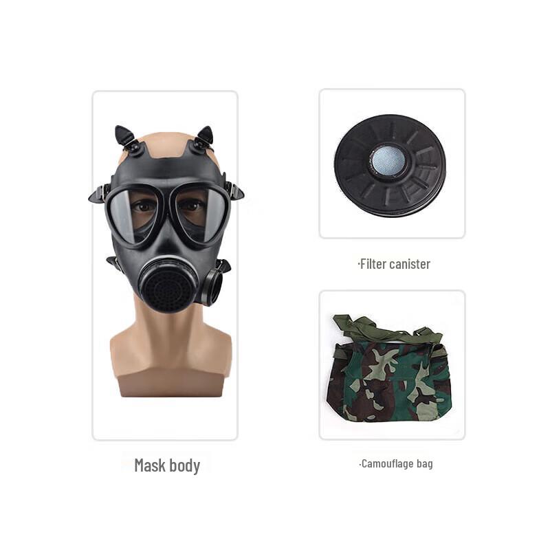 Eagle Beak Dragon Type 05/87 Gas Mask 3-Piece Set One Size